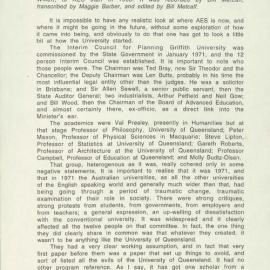 Speech to AES Staff, 1983 [PDF]