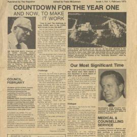 Great Griffith Gazette, Volume 1 Issue 1 1975 [PDF]
