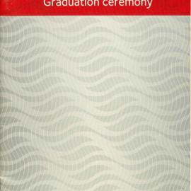 Griffith Graduation Program, Japan 18 November 2005 6.00pm [PDF]