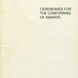 Griffith Graduation Program, Brisbane 20 April 1991 7.00pm [PDF]