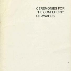 Griffith Graduation Program, Brisbane 12 April 1991 7.00pm [PDF]