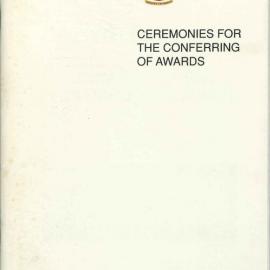 Griffith Graduation Program, Brisbane 21 April 1992 2.00pm [PDF]