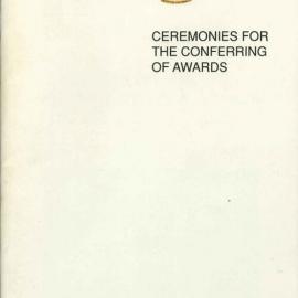 Griffith Graduation Program, Brisbane 11 April 1992 1.00pm [PDF]