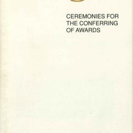 Griffith Graduation Program, Brisbane 8 April 1992 2.00pm [PDF]