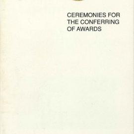 Griffith Graduation Program, Brisbane 7 April 1992 6.00pm [PDF]