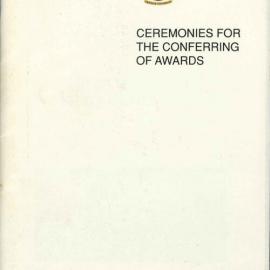 Griffith Graduation Program, Brisbane 7 April 1992 2.00pm [PDF]