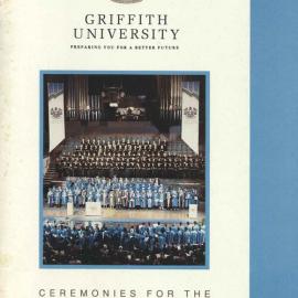 Griffith Graduation Program, Brisbane 2 October 1992 2.00pm [PDF]
