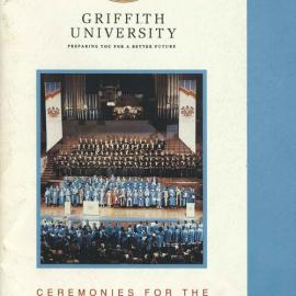 Griffith Graduation Program, Mackay 16 December 1992 6.00pm [PDF]