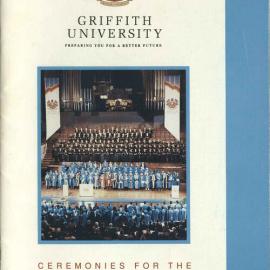 Griffith Graduation Program, Gold Coast 24 April 1993 6.00pm [PDF]