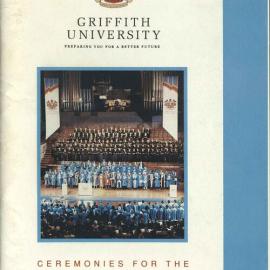 Griffith Graduation Program, Brisbane 27 September 1993 6.00pm [PDF]