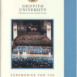 Griffith Graduation Program, Brisbane 25 September 1993 6.00pm [PDF]