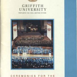 Griffith Graduation Program, Brisbane 17 April 1993 2.00pm [PDF]