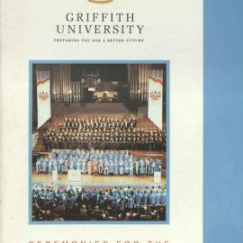 Griffith Graduation Program, Brisbane 4 April 1995 6.00pm [PDF]