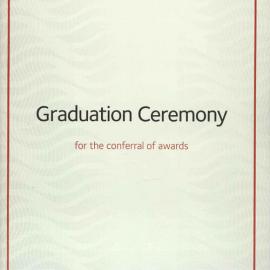 Griffith Graduation Program, Gold Coast 7 August 2012 11.00am [PDF]