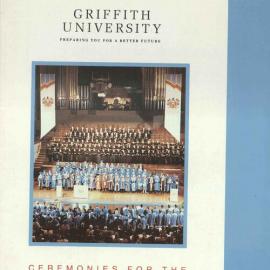 Griffith Graduation Program, Brisbane 4 April 1995 2.00pm [PDF]