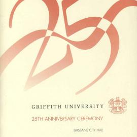 Griffith Graduation Program, Brisbane 16 September 1996 6.00pm [PDF]