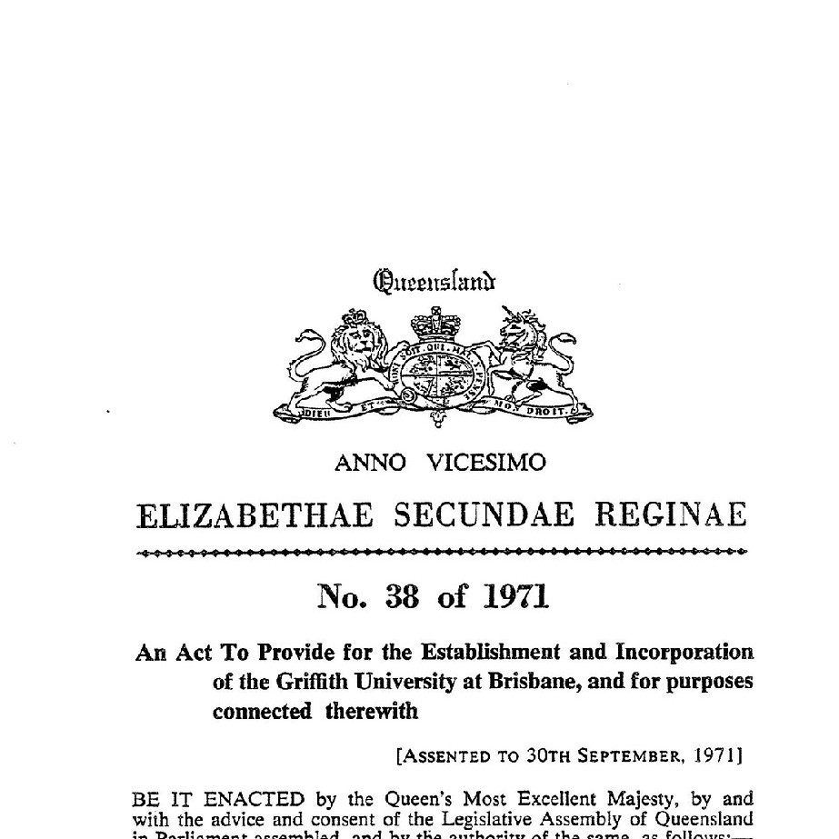 The Griffith University Act 1971