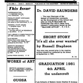 Great Griffith Gazette 1981 Vol 11  No 2