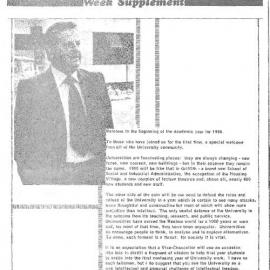 Great Griffith Gazette 1980 Orientation Week Supplement