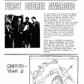 Great Griffith Gazette 1976 Vol 4 No 18