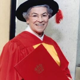 Eva Burrows - Doctor of the University