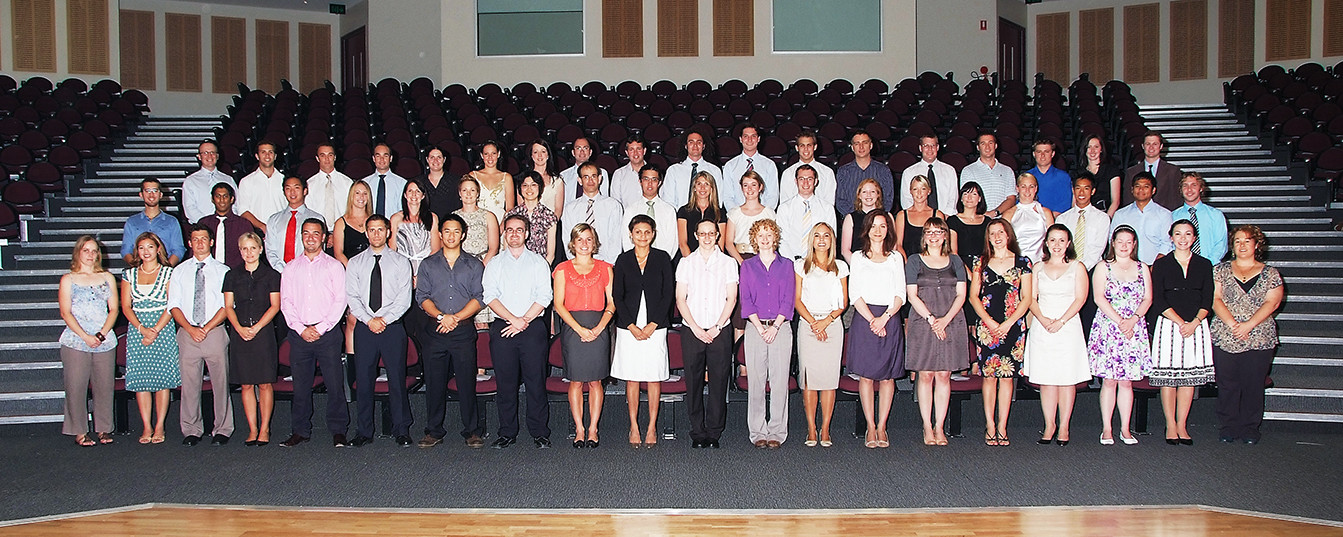 Our first MBBS graduates in 2008.